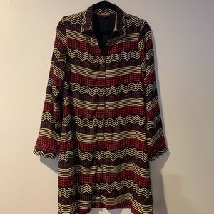 Shirt dress with hearts